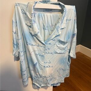 Taylor Swift Blue “Wildest Dreams” Pajama Set